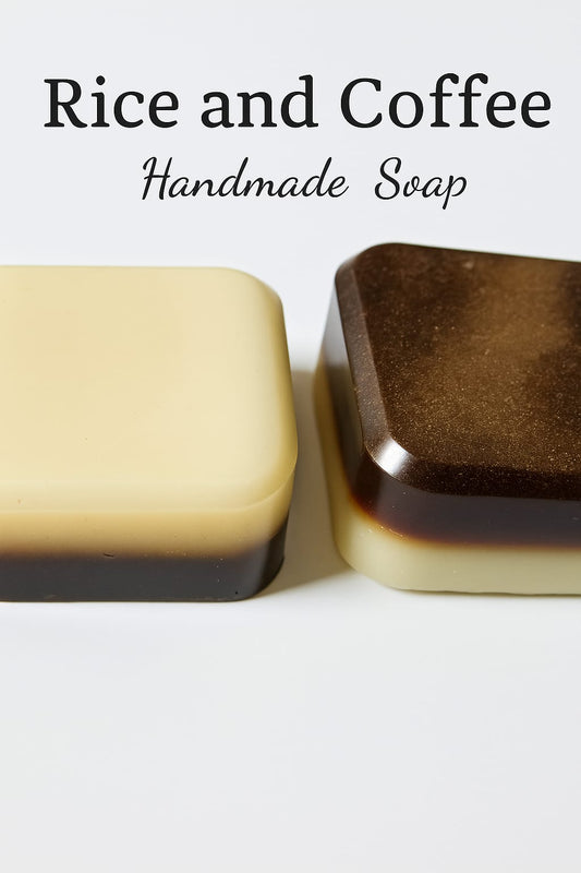Rice & coffee handmade soap